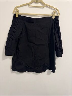 Black Off-the-Shoulder Blouse
